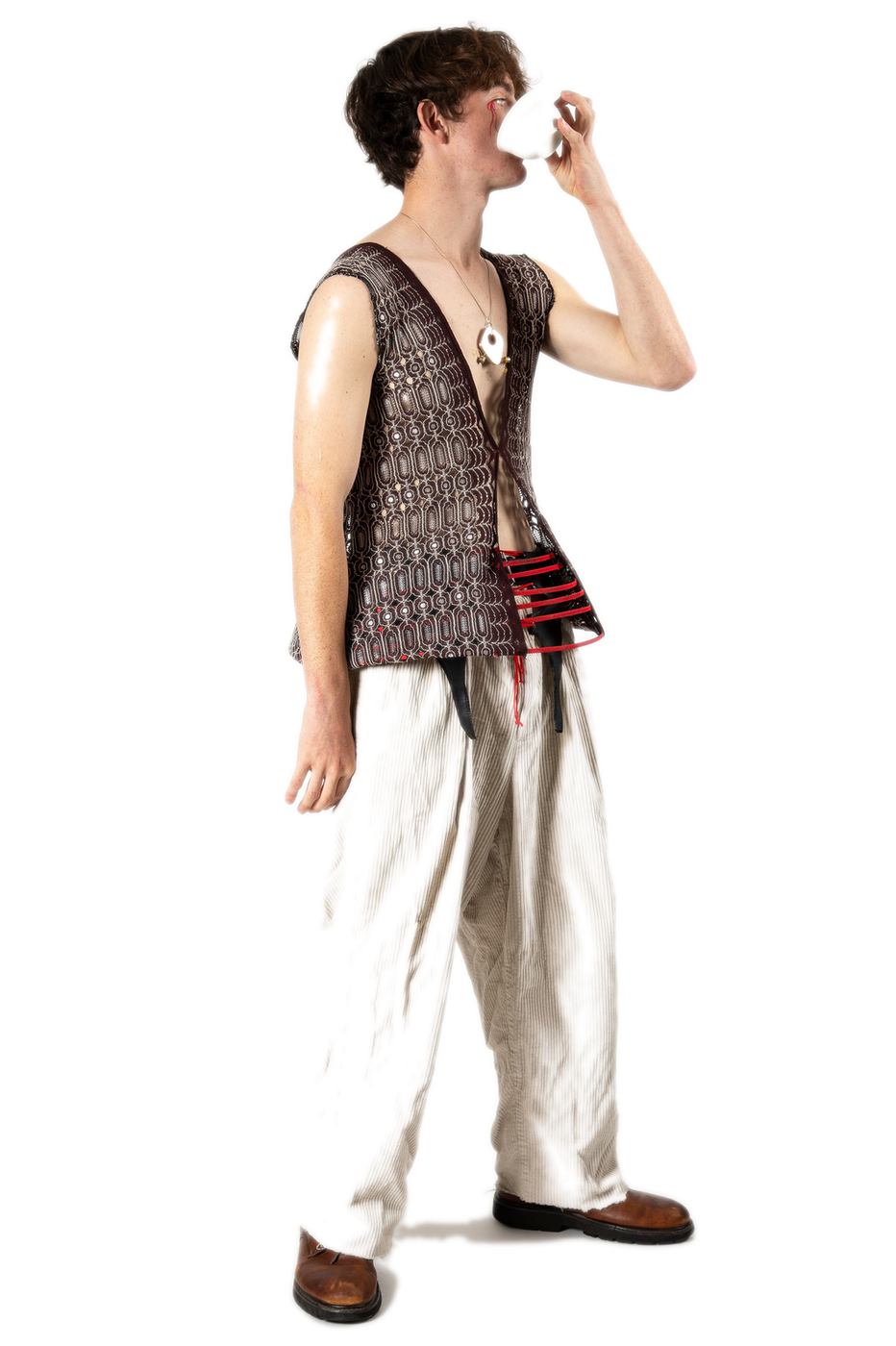 Bouquet of Nonsense vest on form