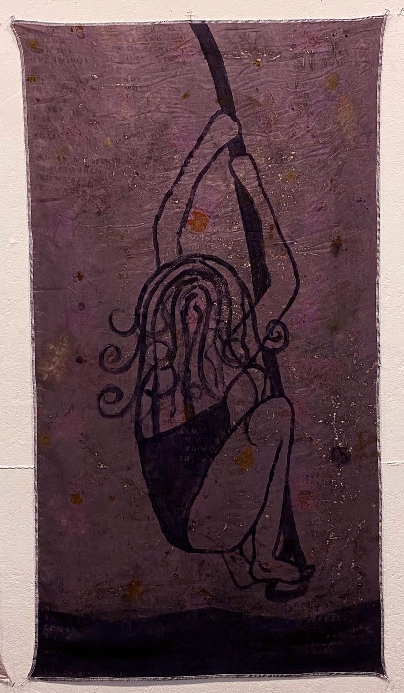 Summer 2022 Printed Iron Lac Madder Root Silk Habotai