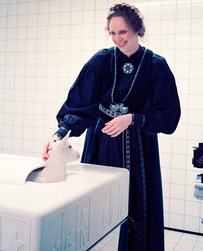 Severance Gwendoline Christie behind scenes