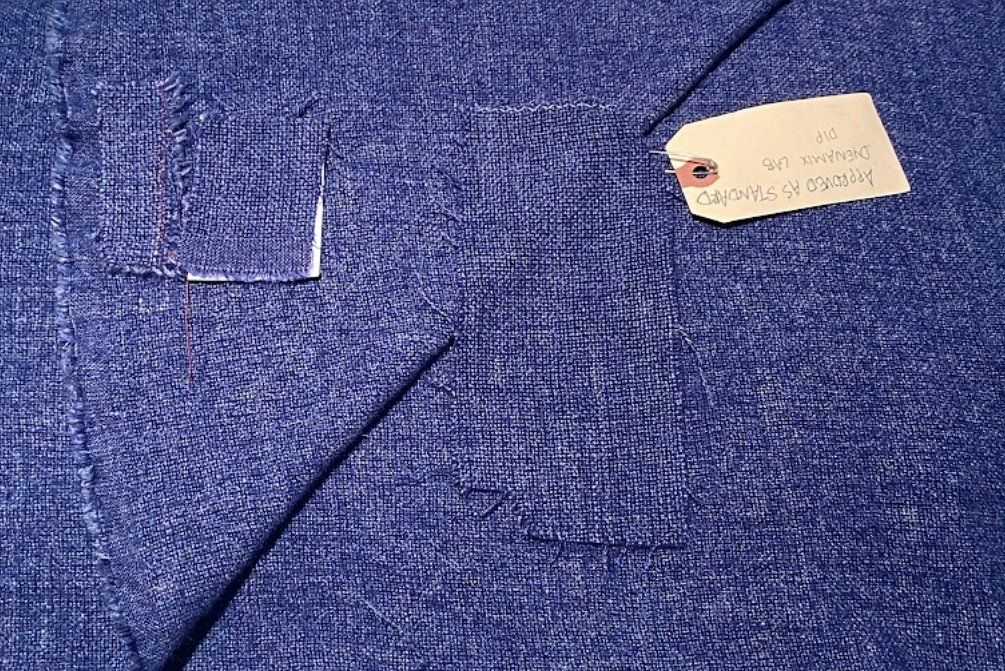 Water for Elephants dyed fabric swatch
